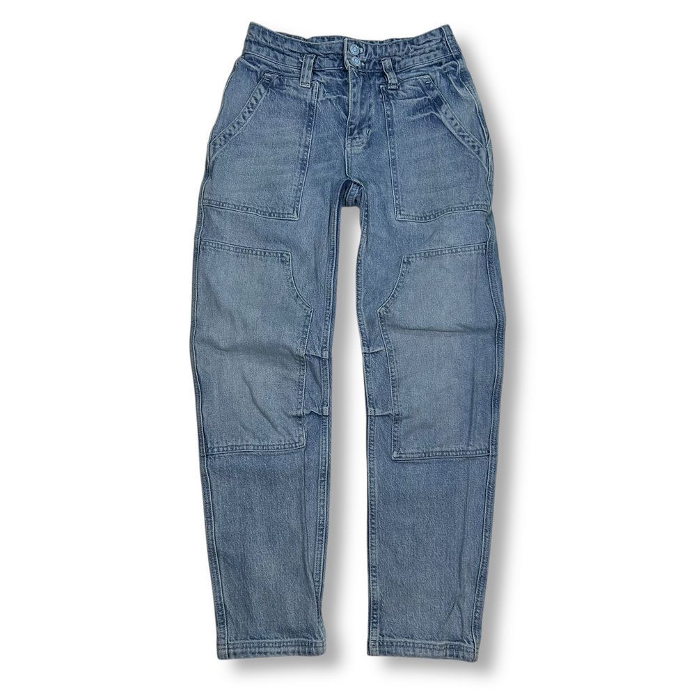 Pilcro The Wanderer Utility Style Jeans Light Blue Denim Pants Womens 26"